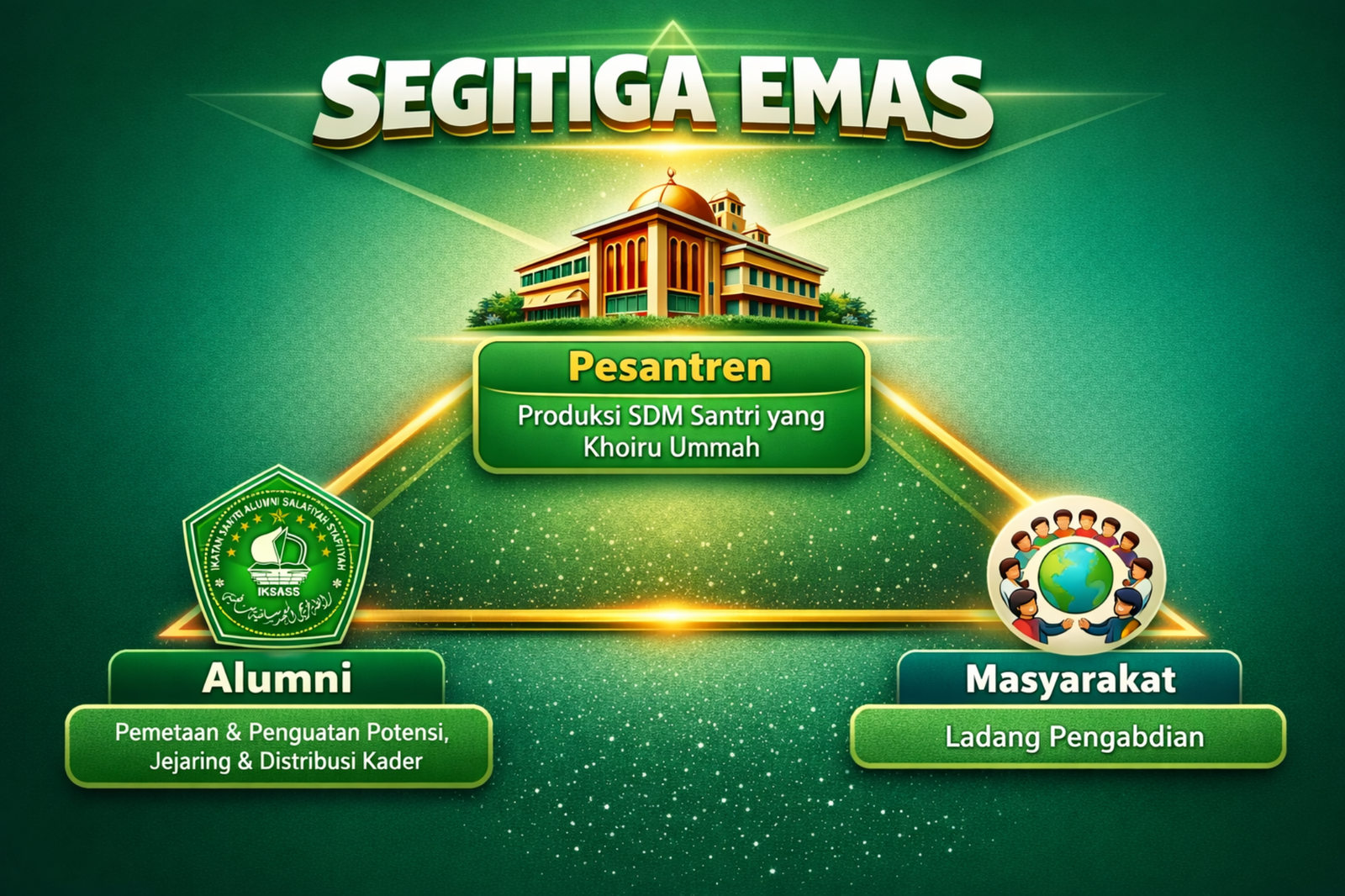 Simulasi Visual Segitiga Emas IKSASS