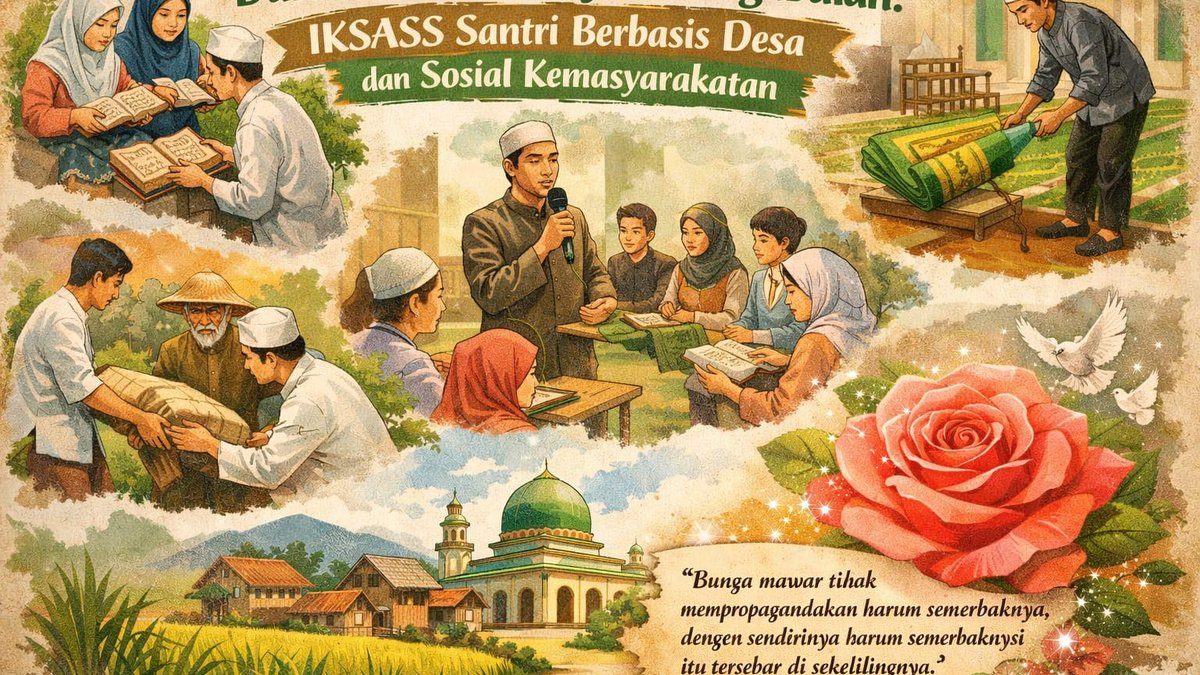 Dari Liburan Menjadi Pengabdian: IKSASS Santri Berbasis Desa dan Sosial Kemasyarakatan