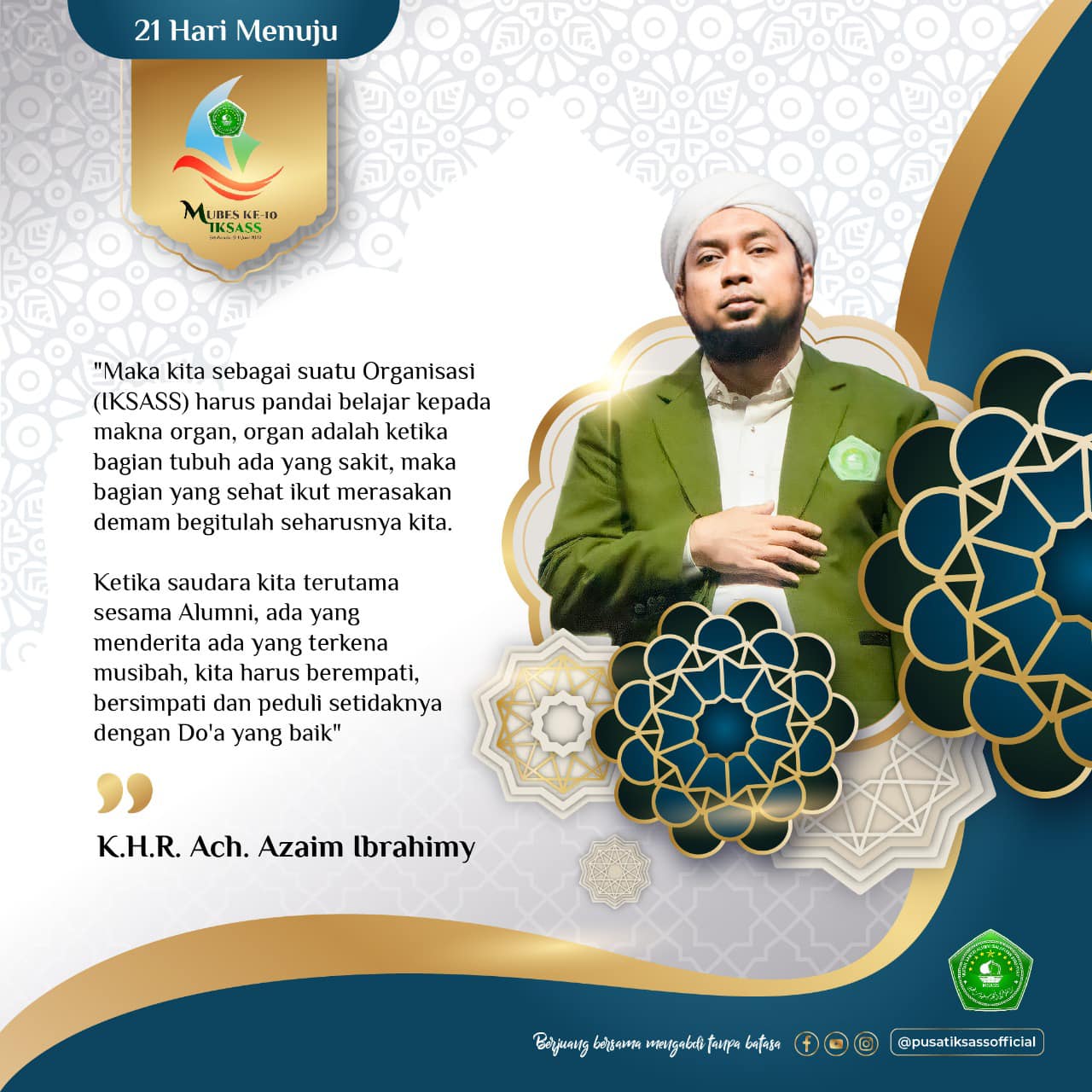 Dawuh K.H.R. Ach. Azaim Ibrahimy tentang empati dan kepedulian dalam organisasi IKSASS